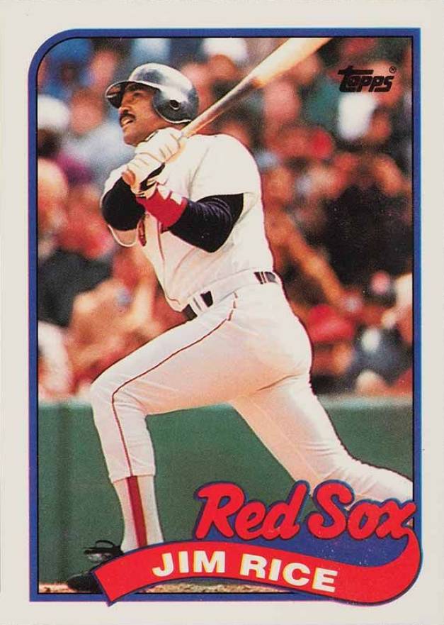 1989 Topps Tiffany Jim Rice #245 Baseball Card