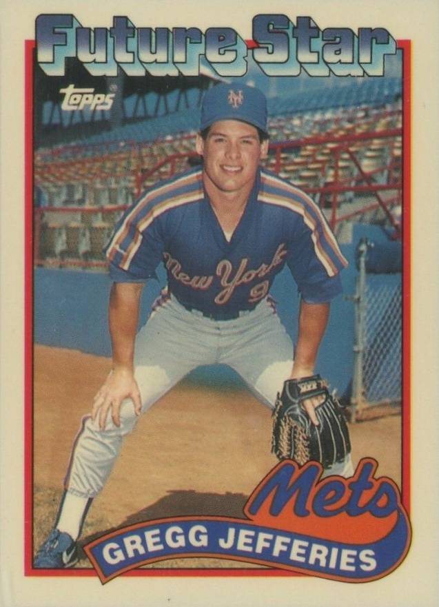 1989 Topps Tiffany Gregg Jefferies #233 Baseball Card