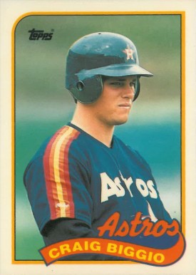 1989 Topps Tiffany Craig Biggio #49 Baseball Card
