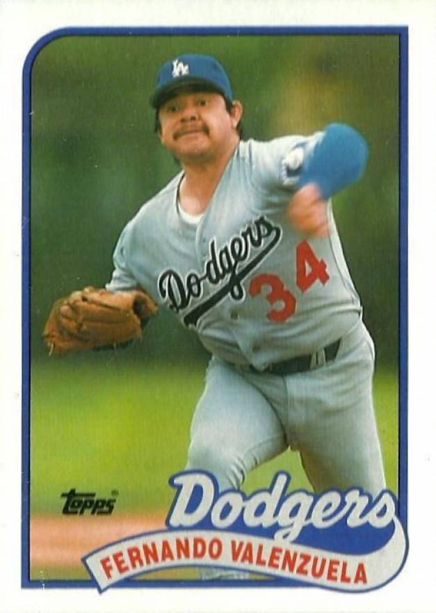1989 Topps Fernando Valenzuela #150 Baseball Card