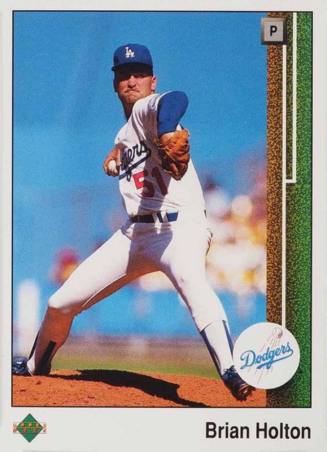 1989 Upper Deck Brian Holton #72 Baseball Card