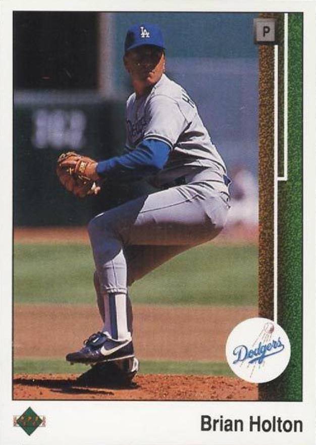 1989 Upper Deck Brian Holton #72e Baseball Card