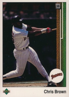 1989 Upper Deck Chris Brown #193 Baseball Card