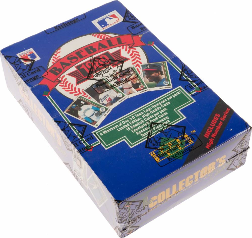 1989 Upper Deck Wax Pack Box #WPB Baseball Card