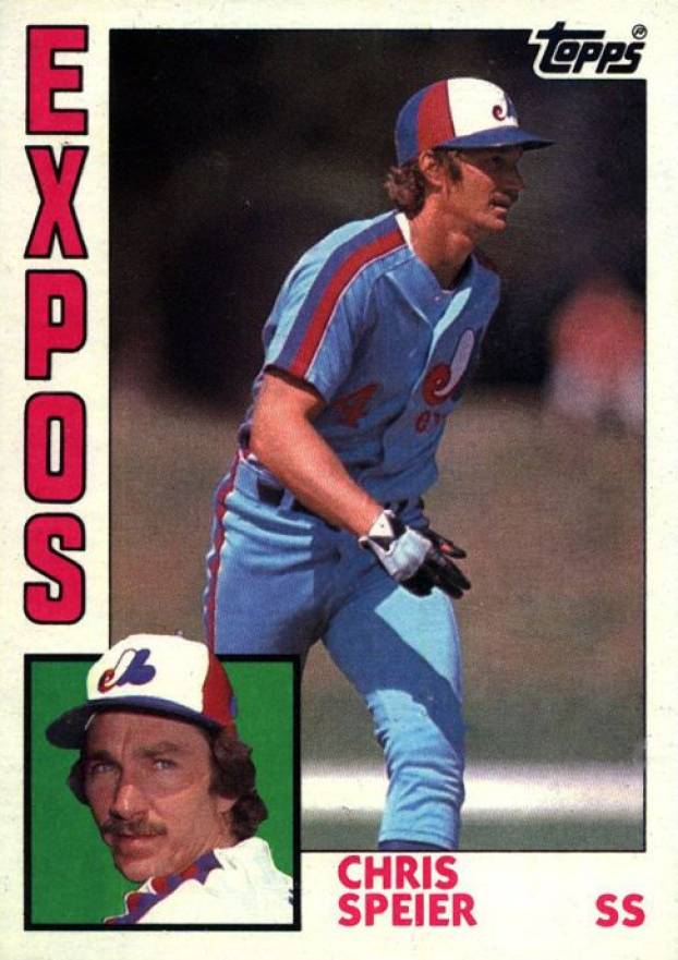 1984 Topps Chris Speier #678 Baseball Card