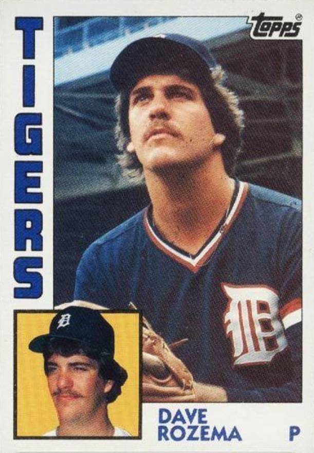 1984 Topps Dave Rozema #457 Baseball Card