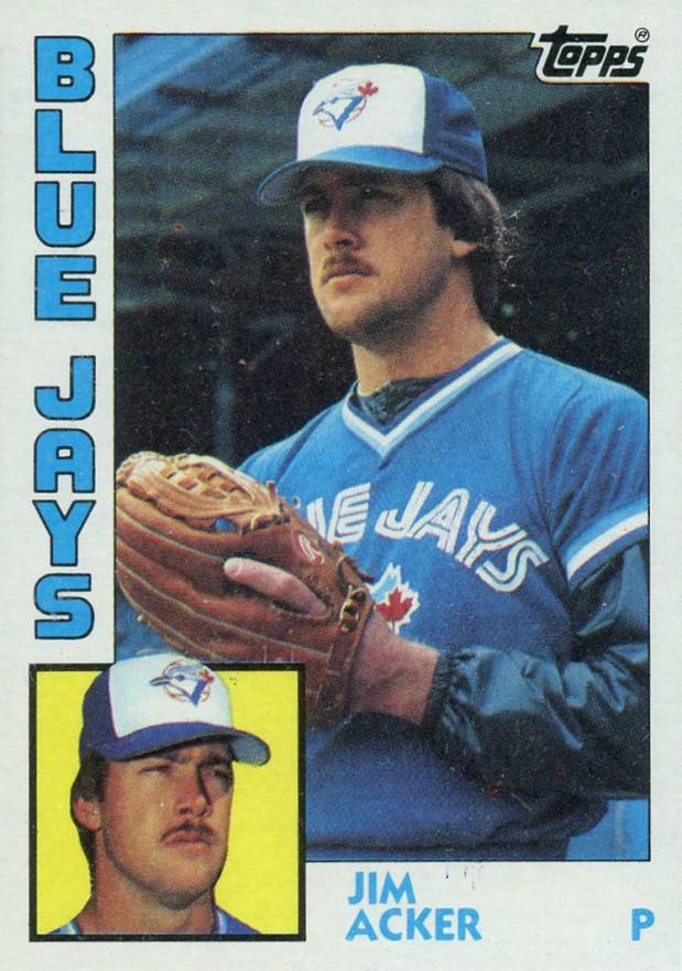 1984 Topps Jim Acker #359 Baseball Card