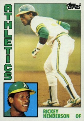 1984 Topps Rickey Henderson #230 Baseball Card