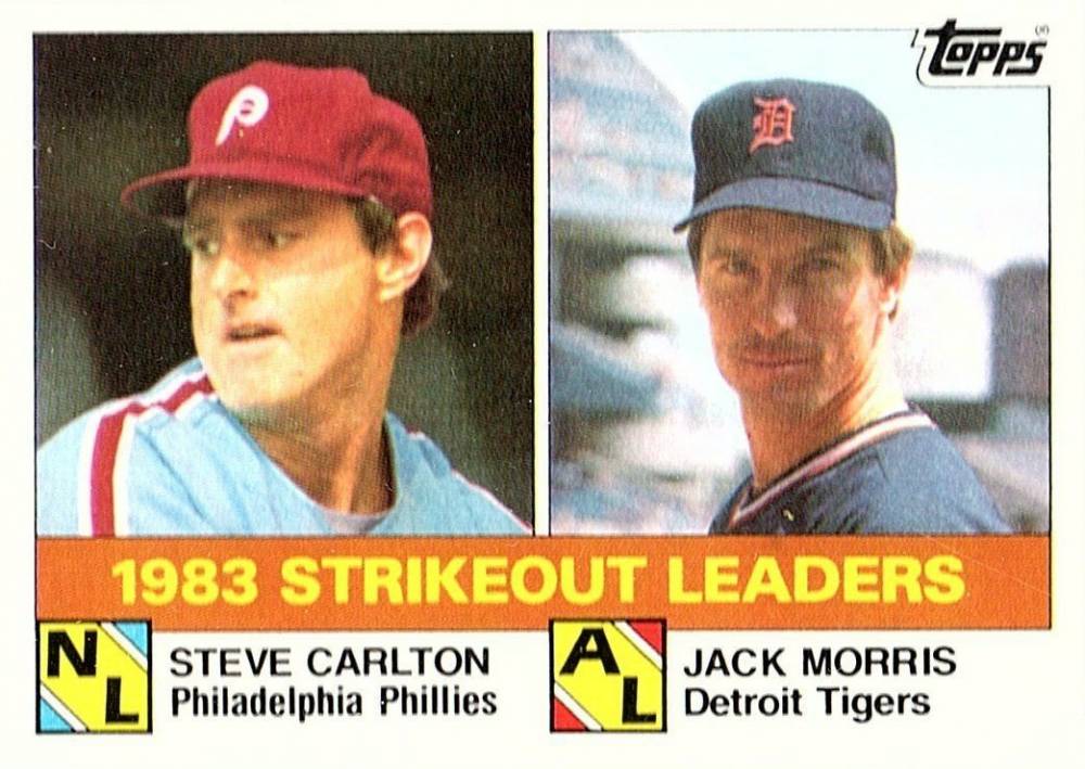 1984 Topps Strikout Leaders #136 Baseball Card