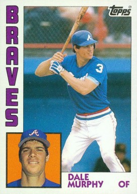 1984 Topps Dale Murphy #150 Baseball Card