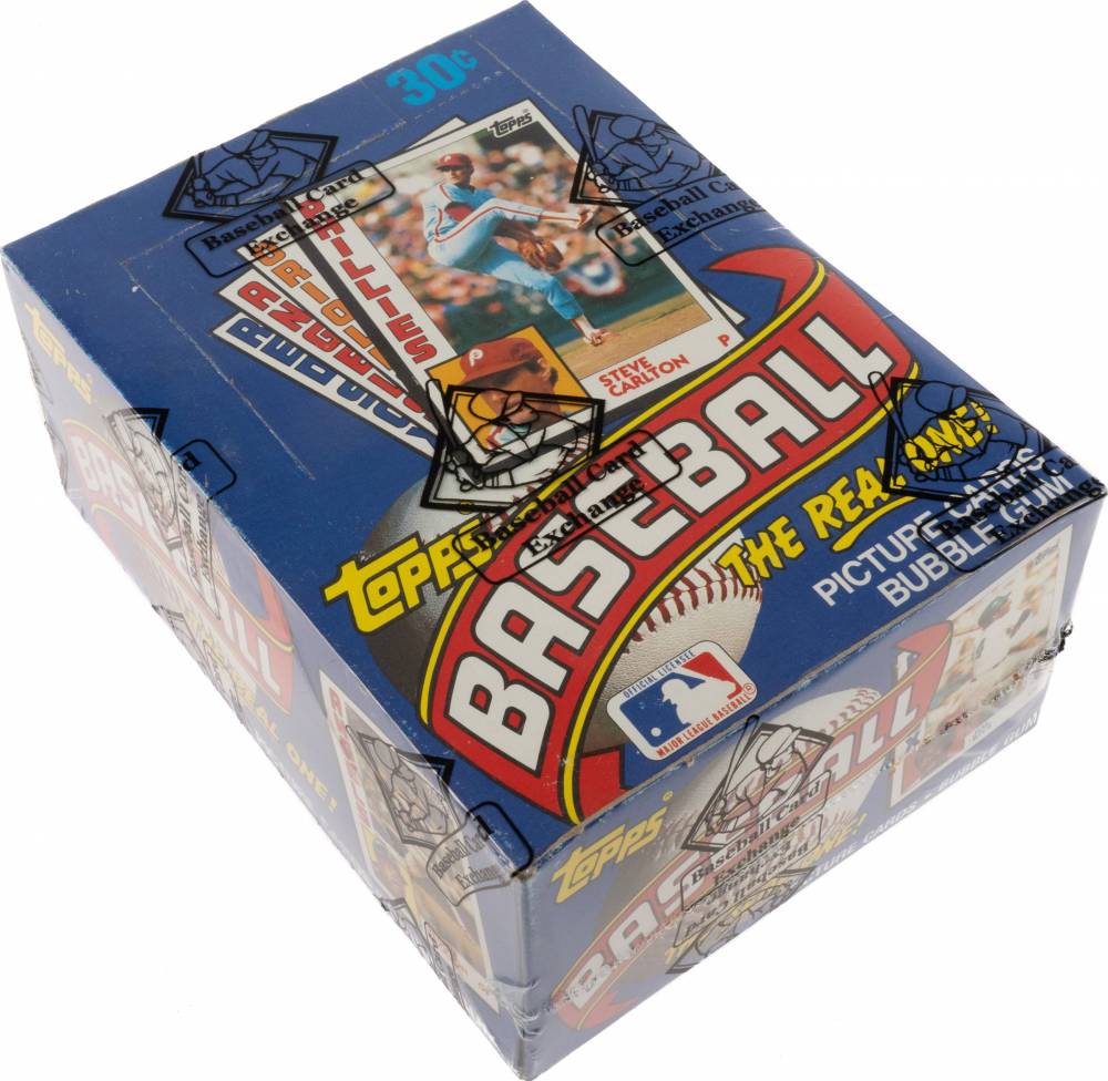 1984 Topps Wax Pack Box #WPB Baseball Card