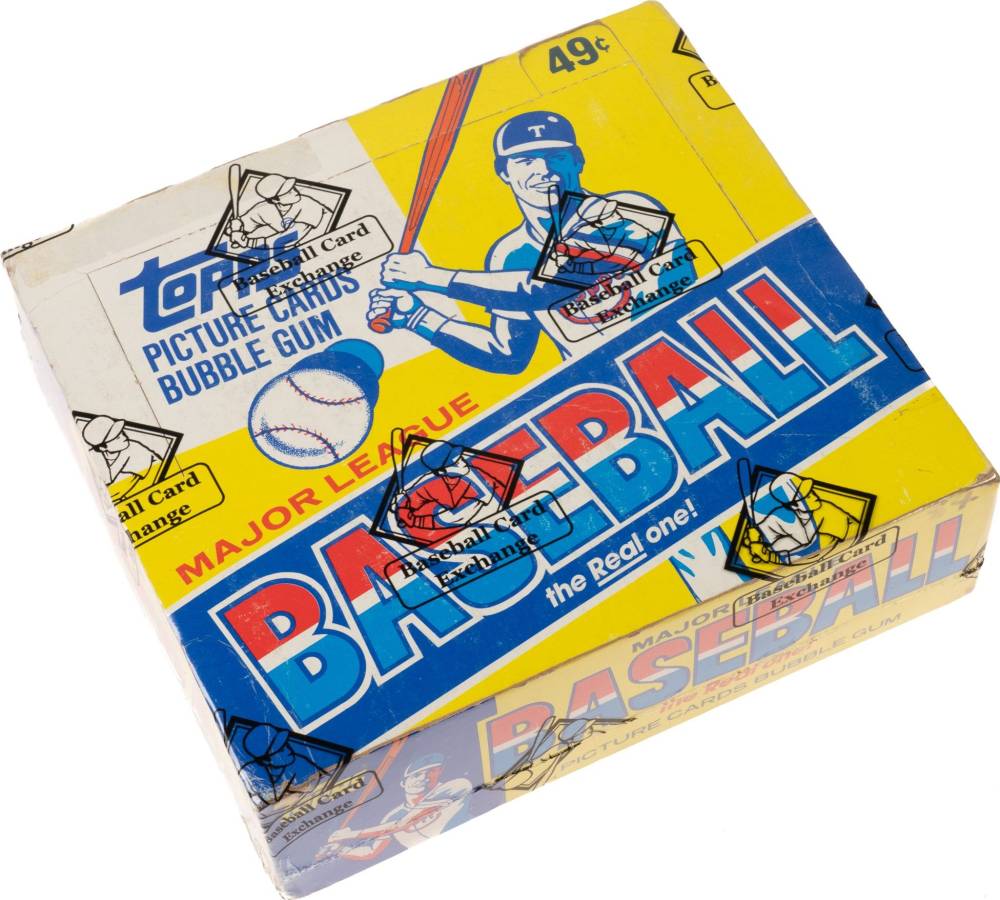 1984 Topps Cello Pack Box #CPB Baseball Card