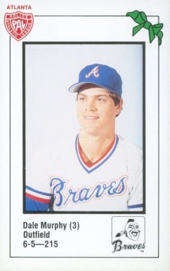 1981 Atlanta Braves Police Dale Murphy #3 Baseball Card