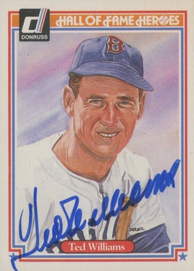 1983 Donruss Hall of Fame Heroes Ted Williams #9 Baseball Card