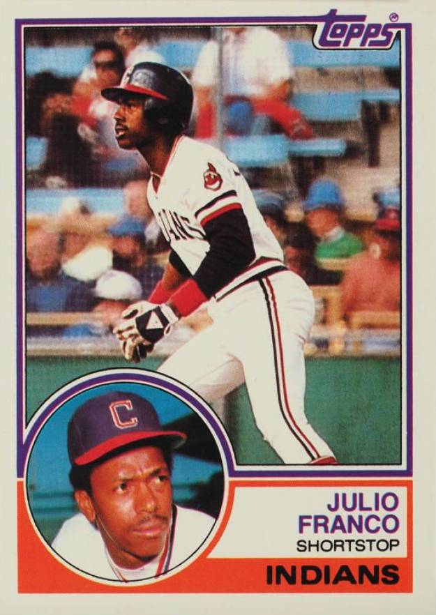 1983 Topps Traded Julio Franco #34T Baseball Card