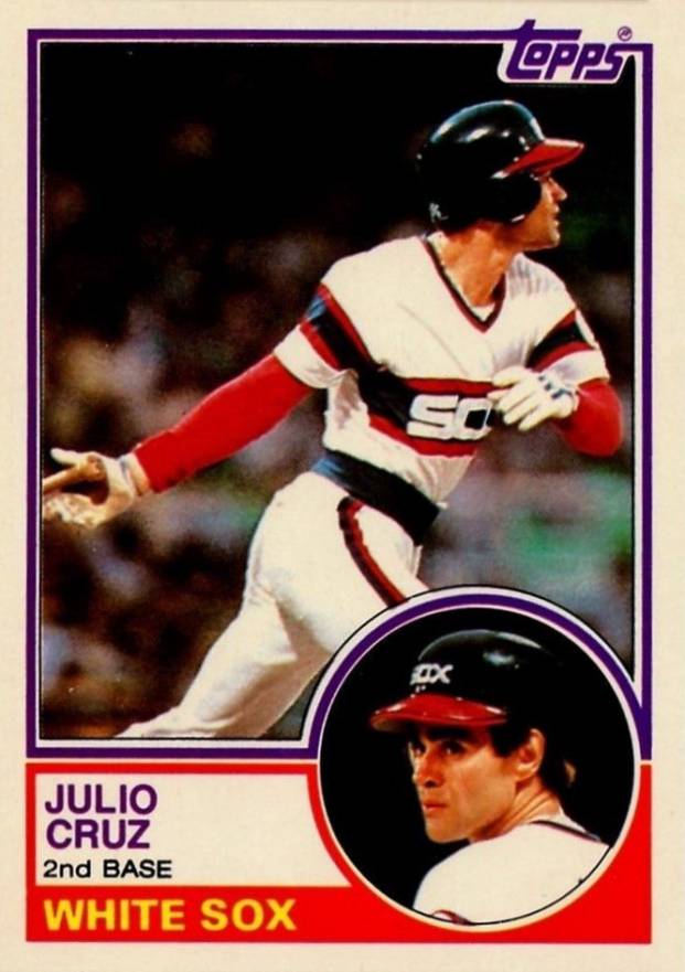 1983 Topps Traded Julio Cruz #23T Baseball Card
