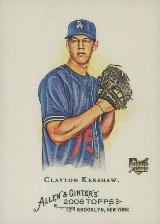 2008 Topps Allen & Ginter Clayton Kershaw #72 Baseball Card