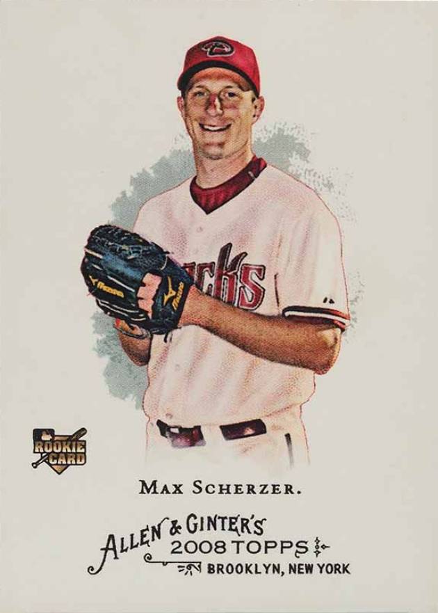 2008 Topps Allen & Ginter Max Scherzer #297 Baseball Card