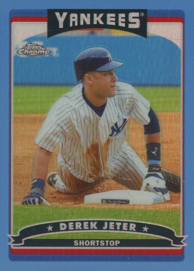 2006 Topps Chrome Derek Jeter #191 Baseball Card