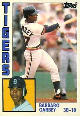 1984 Topps Traded Barbaro Garbey #41T Baseball Card