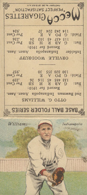 1911 Mecca Double Folders Williams/Woodruff # Baseball Card
