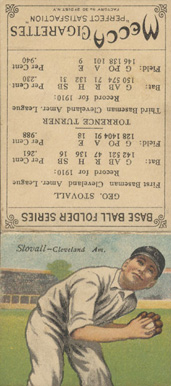 1911 Mecca Double Folders Stovall/Turner # Baseball Card