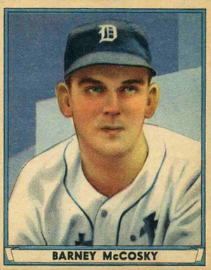 1941 Play Ball Barney McCosky #36 Baseball Card