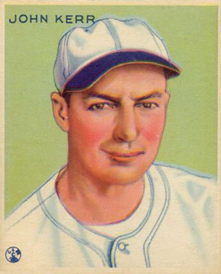 1933 Goudey John Kerr #214 Baseball Card