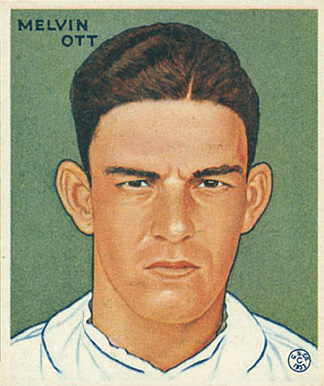 1933 Goudey Melvin Ott #127 Baseball Card