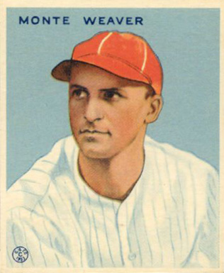 1933 Goudey Monte Weaver #111 Baseball Card