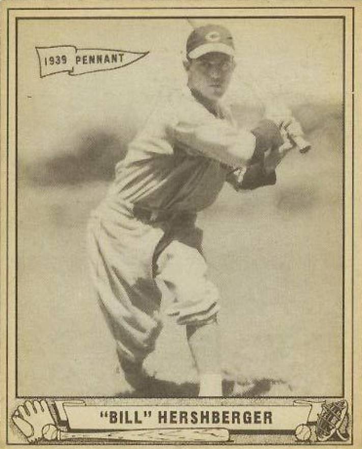 1940 Play Ball Bill Hershberger #77 Baseball Card