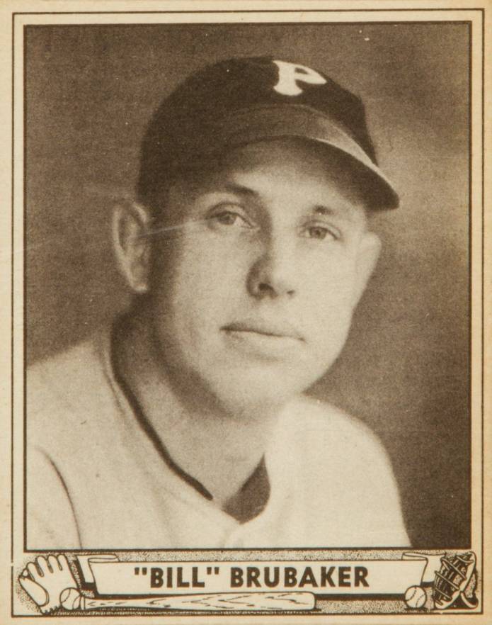1940 Play Ball "Bill" Brubaker #166 Baseball Card
