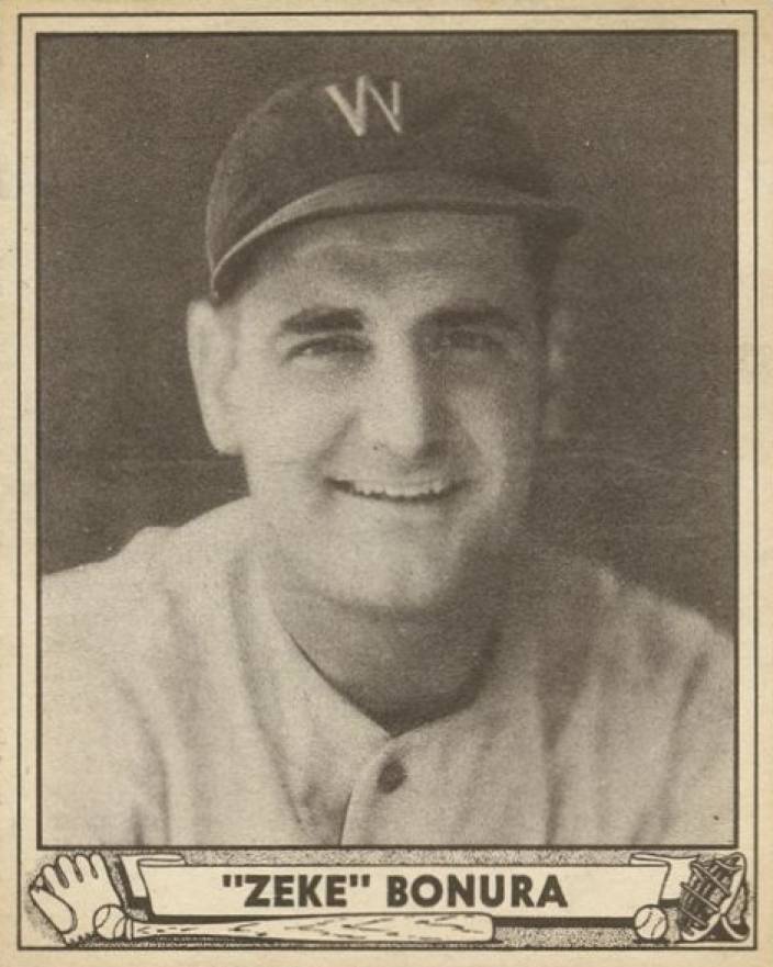 1940 Play Ball "Zeke" Bonura #131 Baseball Card