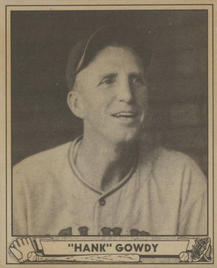 1940 Play Ball "Hank" Gowdy #82 Baseball Card