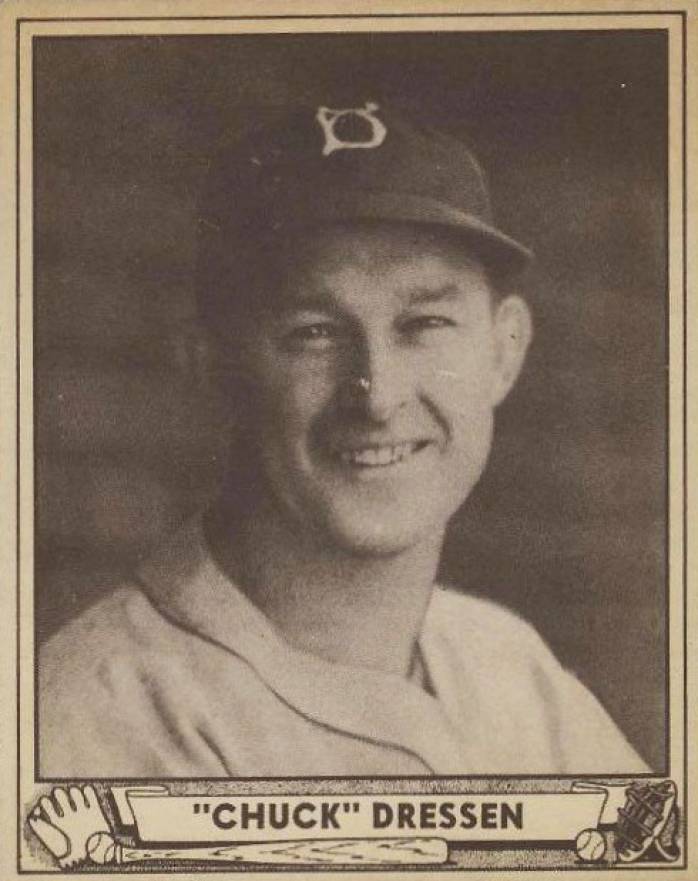 1940 Play Ball "Chuck" Dressen #72 Baseball Card