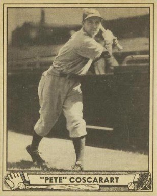 1940 Play Ball "Pete" Cascarart #63 Baseball Card