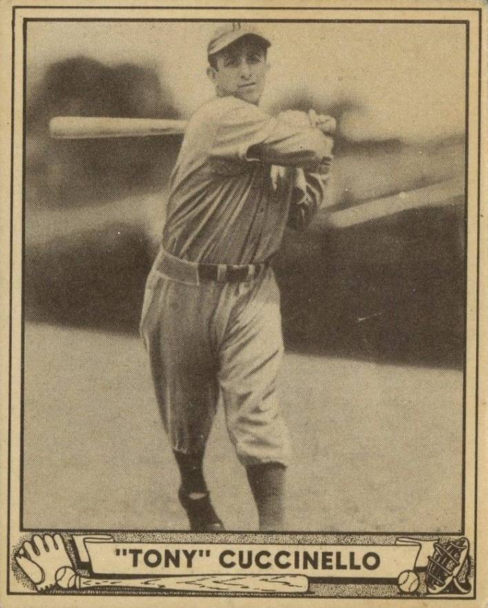 1940 Play Ball "Tony" Cuccinello #61 Baseball Card