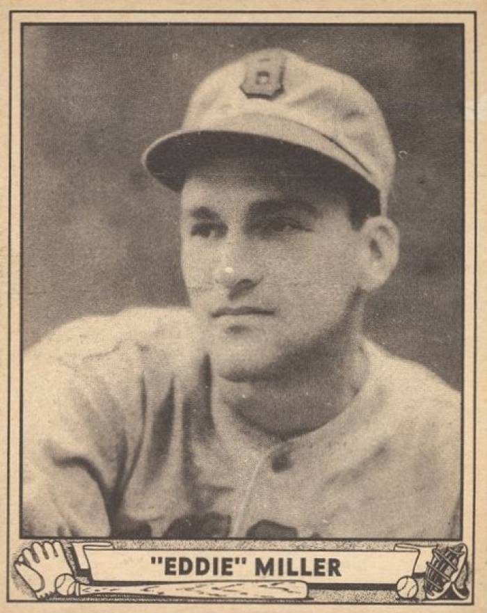 1940 Play Ball "Eddie" Miller #56 Baseball Card