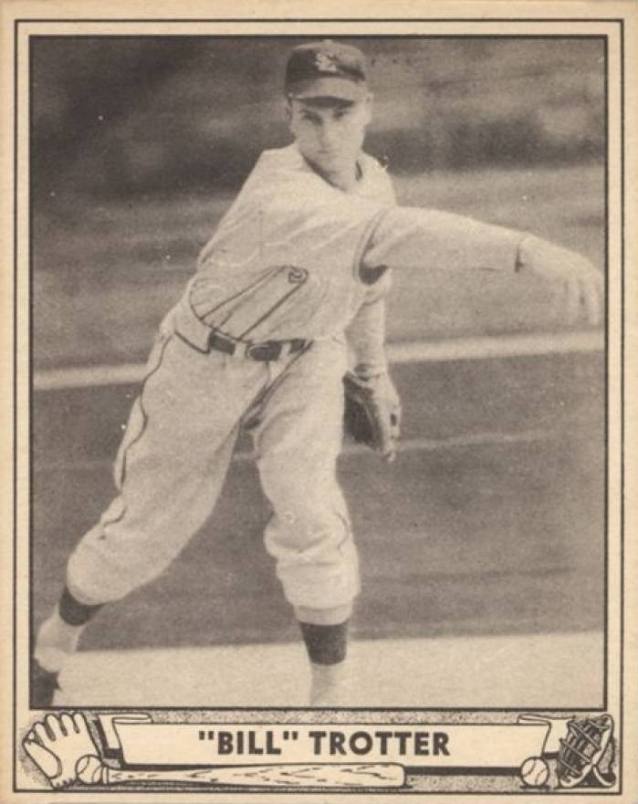 1940 Play Ball "Bill" Trotter #54 Baseball Card