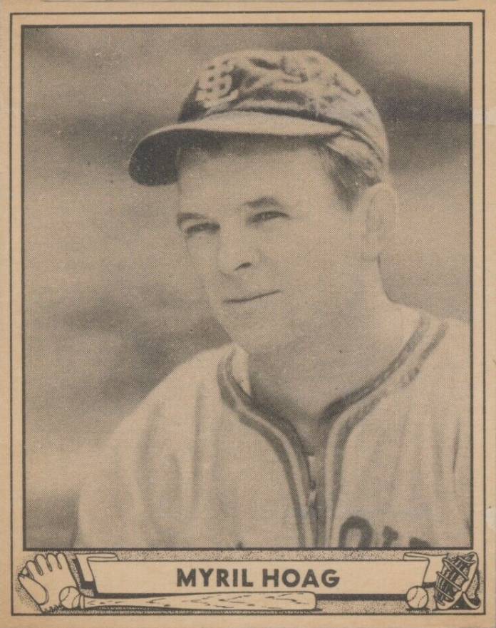 1940 Play Ball Myril Hoag #52 Baseball Card