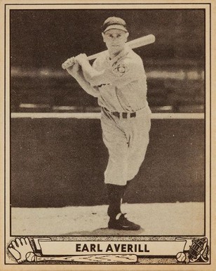 1940 Play Ball Earl Averill #46 Baseball Card