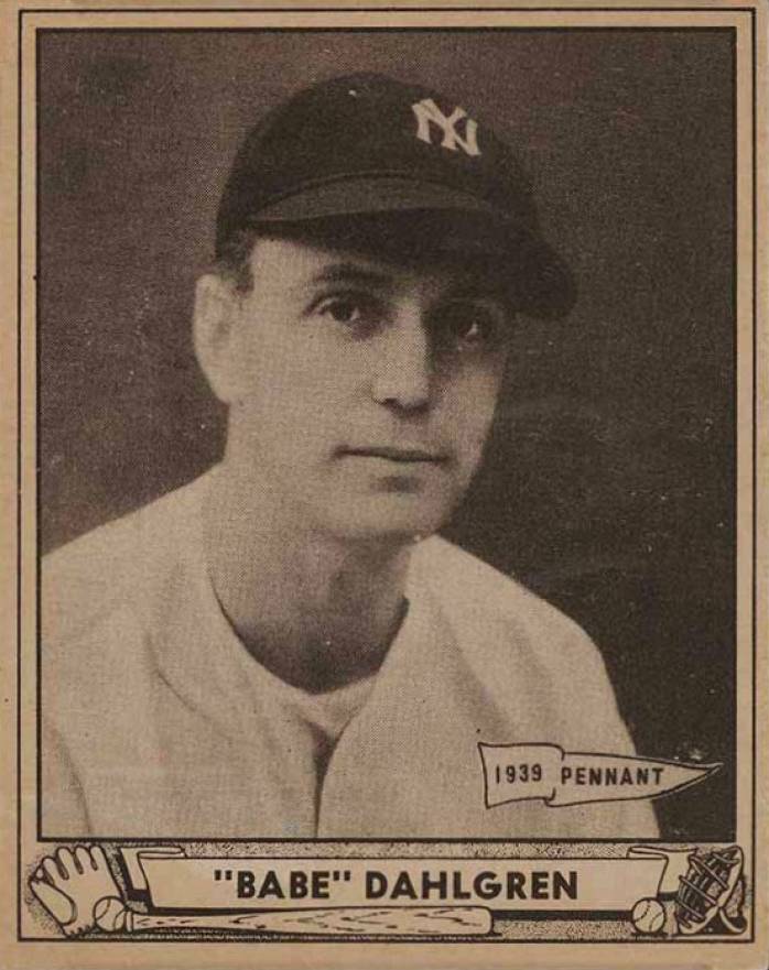 1940 Play Ball "Babe" Dahlgren #3 Baseball Card