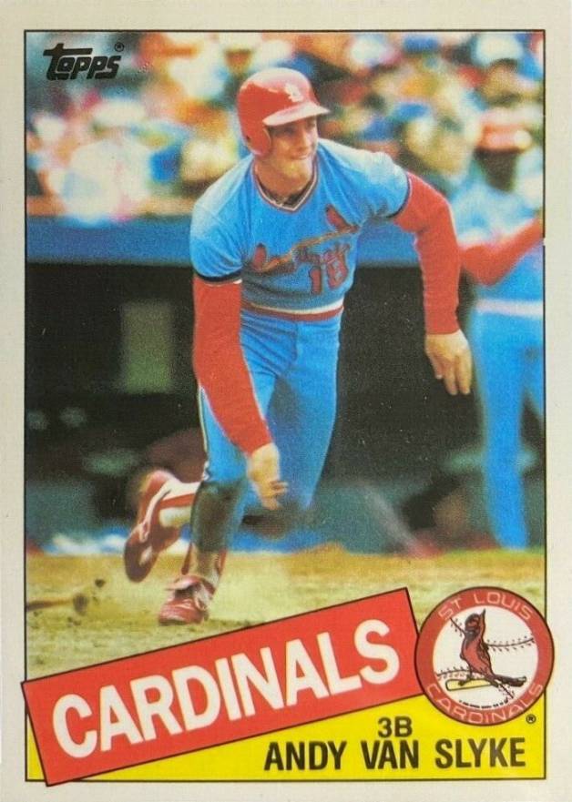 1985 Topps Tiffany Andy Van Slyke #551 Baseball Card