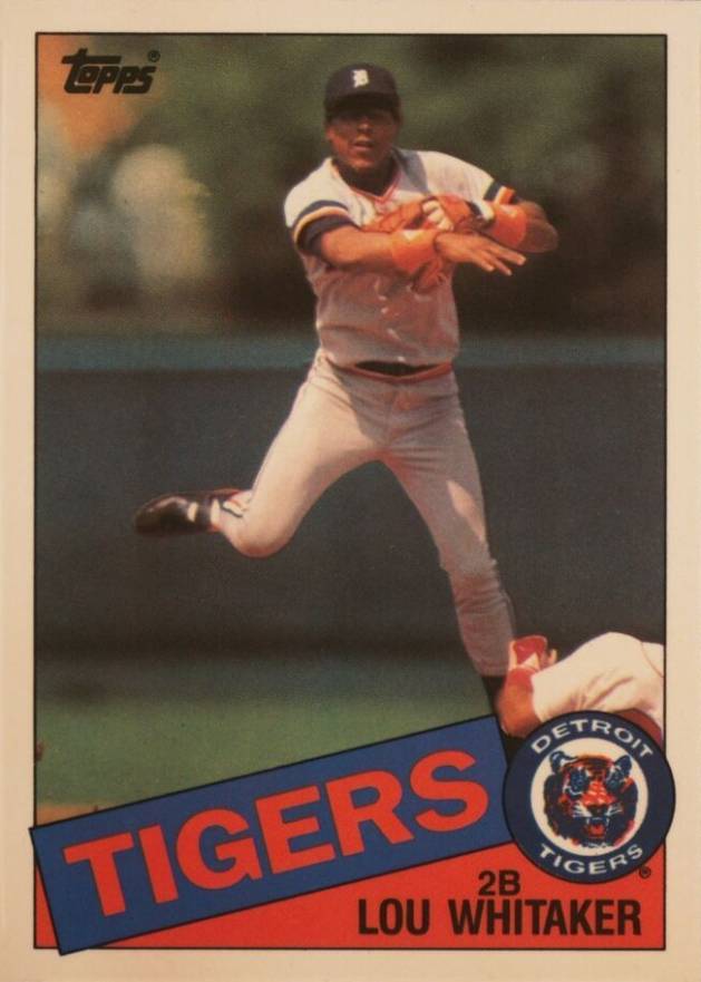 1985 Topps Tiffany Lou Whitaker #480 Baseball Card