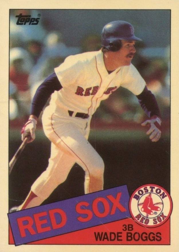 1985 Topps Tiffany Wade Boggs #350 Baseball Card