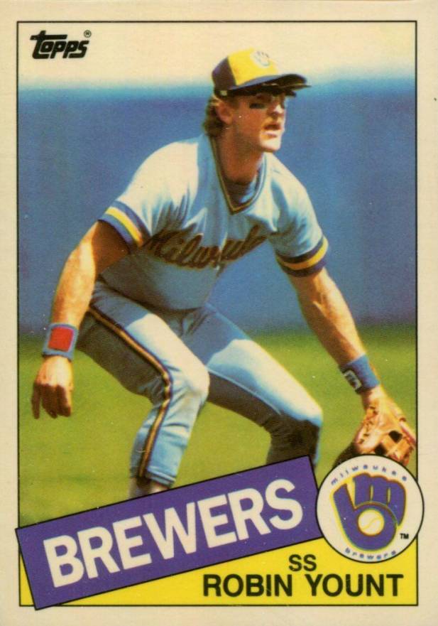 1985 Topps Tiffany Robin Yount #340 Baseball Card