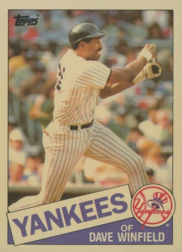 1985 Topps Tiffany Dave Winfield #180 Baseball Card