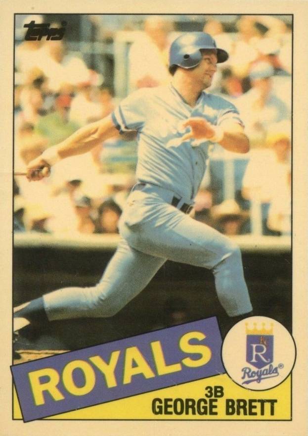 1985 Topps Tiffany George Brett #100 Baseball Card
