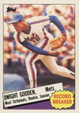 1985 Topps Tiffany Dwight Gooden #3 Baseball Card