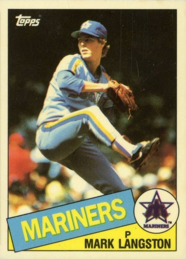 1985 Topps Tiffany Mark Langston #625 Baseball Card